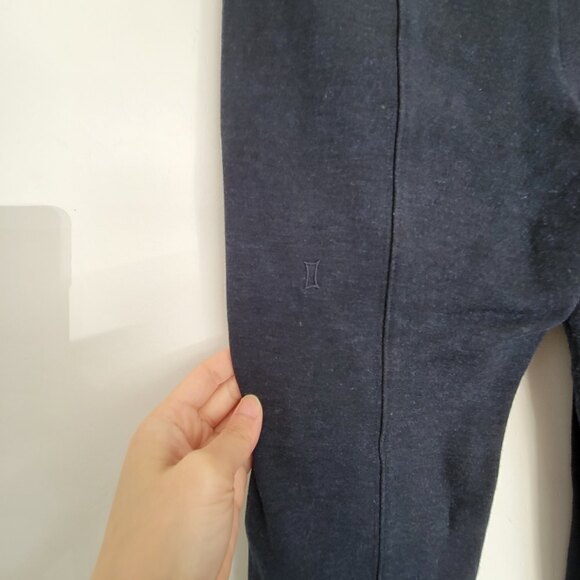 Kit and Ace Navy Midnight Blue Cuffed York Pants Pull On Stretchy Trouser Size 0 - Picture 9 of 16